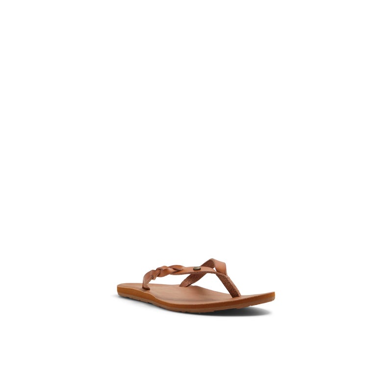 Roxy Women's Liza IV Beach Sandals, Tan Combo, 7 - Image 3